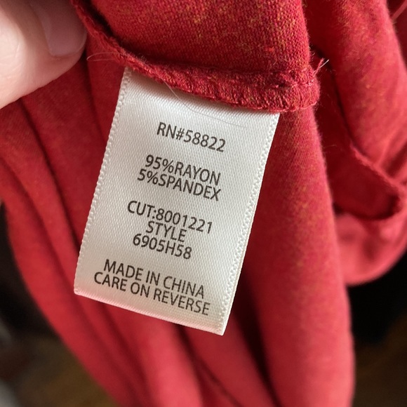 Bohemian Like Red Flowy Max Studio Dress - Picture 3 of 5